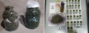 Customs officers uncovered drugs stored in an apartment