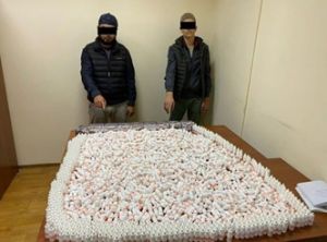 Customs officers uncovered illegal storage of 8,145 pieces of strong-acting drugs