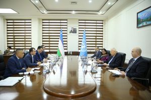 A meeting with the Deputy Secretary-General of the United Nations, Executive director of the Office on Drugs and Crime held at the State Customs Committee