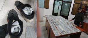 Revealed the fact of an attempt to smuggle 40 thousand US dollars inside sneakers